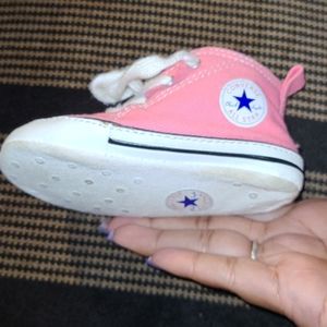 Pink baby Converse